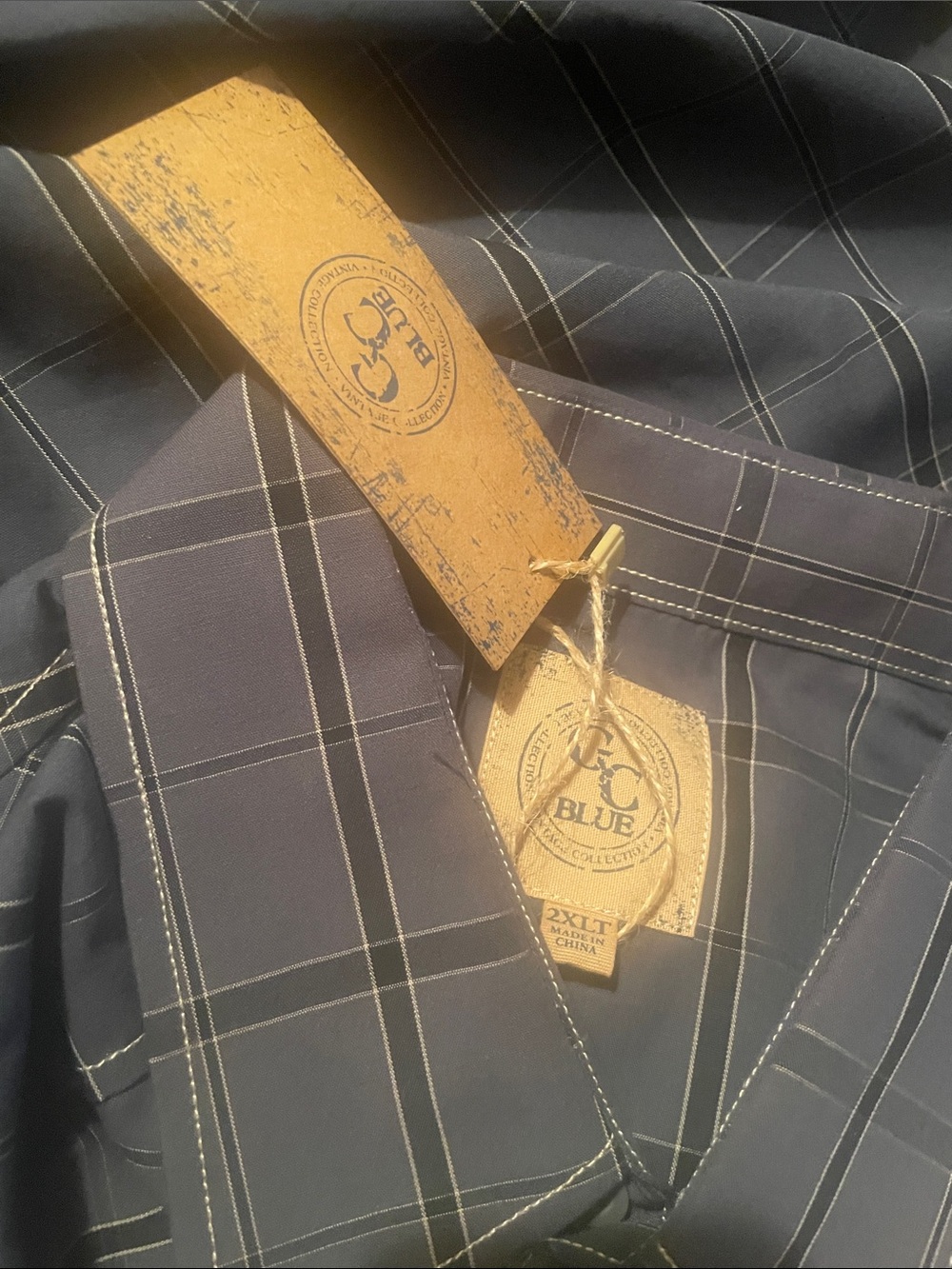 GC plaid western pearl snap button down NWT 2XXL - Picture 2 of 2